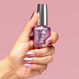 OPI Infinite Shine Long-Wear Pink Nail Polish, Up to 11 days of wear & Gel-Like Shine, Fall '24, Metallic Mega Mix Collection, Sheen's All That, 0.5 fl oz