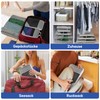 5-Piece Compression Packing Cube Set for Travel, Compression Packing Cube