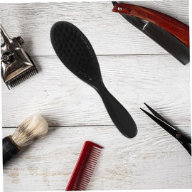 minkissy 4pcs Men Beard Brush Durable Bristle Hair Sweep Brush for Clean Facial Hair Compact Barber Shop Tool for Go Grooming Essential for Beard Care