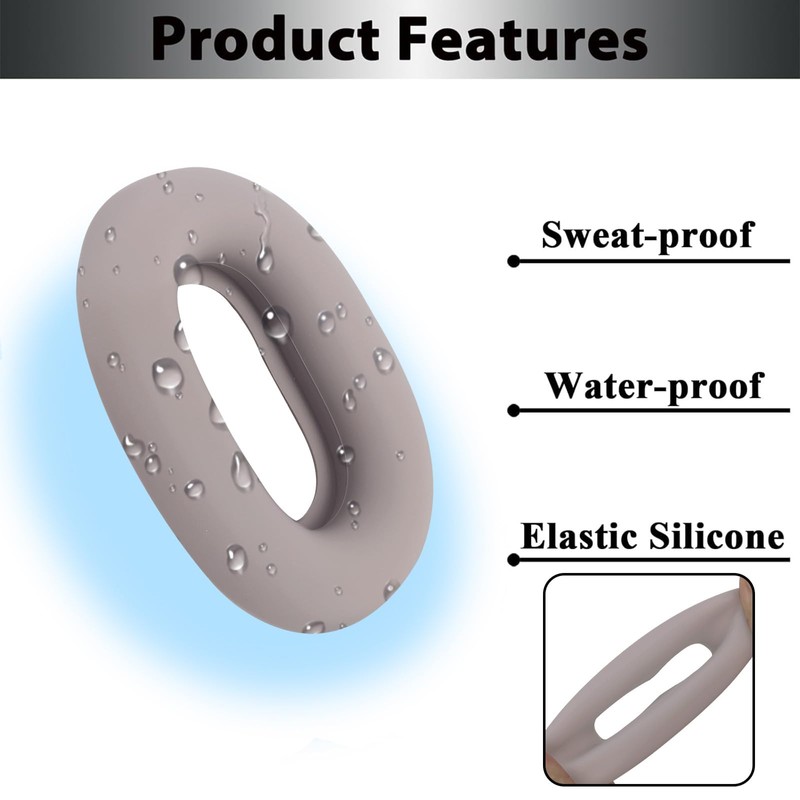 Adhiper XM5 Silicone Case Sweat Earpad Covers for Sony WH-1000XM5,