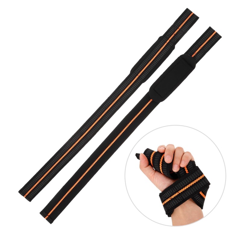 CORHAD 2pcs Weight Lifting Wrist Straps Durable Gym Straps for