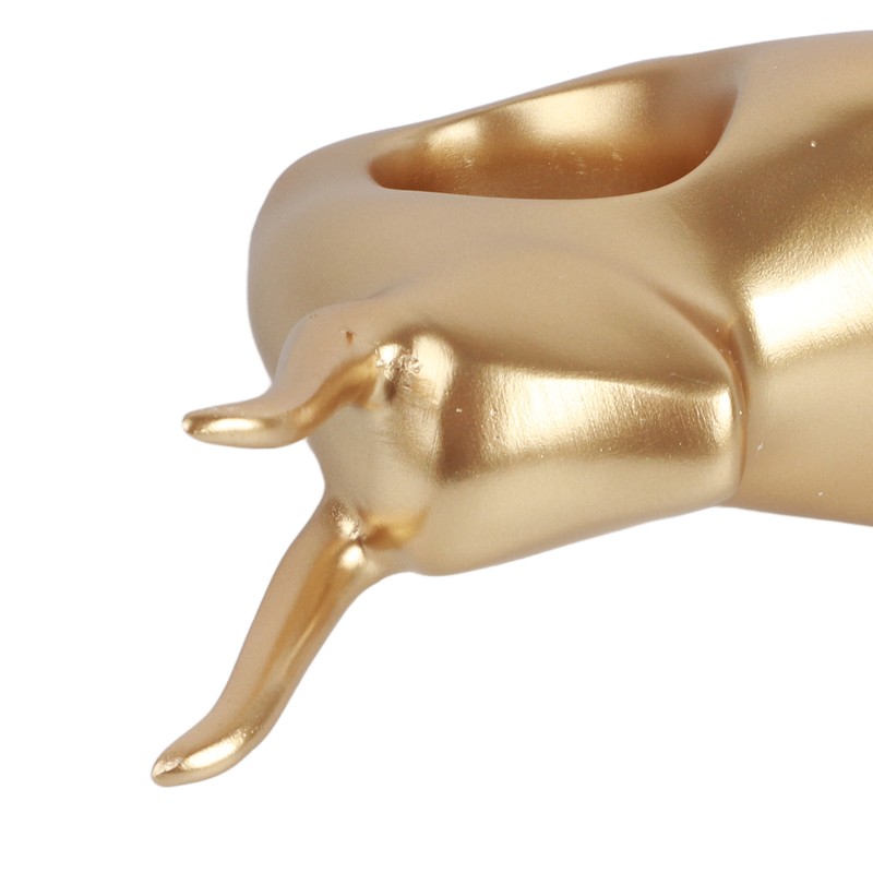 Bull Sculpture Ornaments Exquisite Details Smoother Lines Lucky Home Decorations