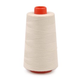 1500 Yards Heavy Duty Quilting Thread Sewing Thread for Sewing Leather Upholstery Sofa Carpet Jeans and Weaving Hair Denim Thread Hand Sewing Embroidery 20S/3 (Beige)