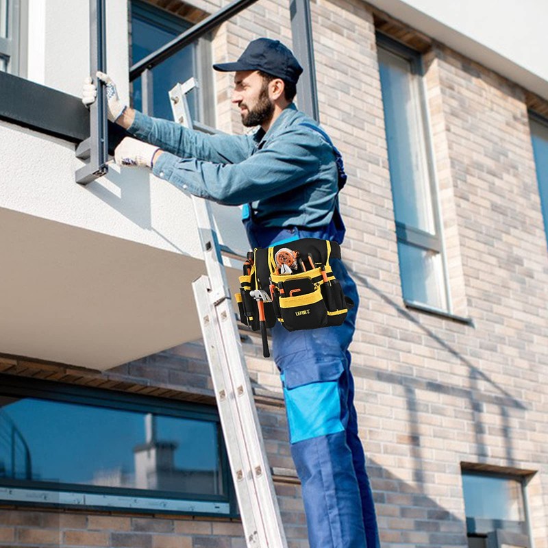 IVODEELA Waist Bag, Tool Holder, Tool Bag, Electrician, Tool Bag,