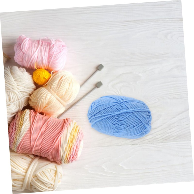 Tofficu 1Roll Portable Professional Cotton Yarn Multi Function Crocheting and