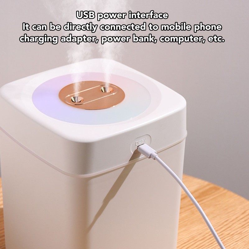 Air Humidifier 3L Large Capacity Dual Spray Essential Oil Aroma