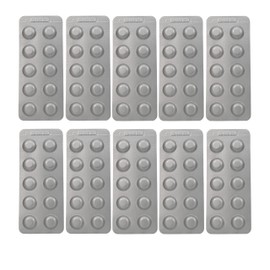 HAF® 200 Test Tablets 100x Phenol Red & DPD No1 Rapid for Shake Testers in Blister Pack of 10 – Accurate Chemical Determination of PH, Chlorine & Bromine Value – Quality: Made in Germany