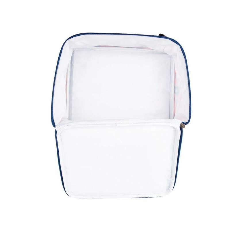 PackIt - Fiambrera clásica congelable, diseño de leopardo salvaje, naranja
