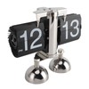 Retro Digital Flip Down Clock Flip Desk Clock Mechanical Battery
