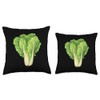 Romaine Lettuce Anime Throw Pillow
