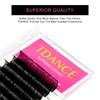 TDANCE Lash Extension Matte Black Eyelash Extension C CC D