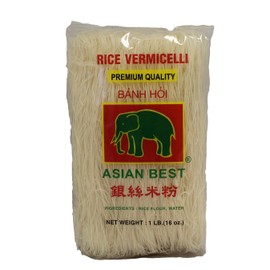 Asian Best Premium Rice Vermicelli Banh Hoi, 16oz (3 Packs)