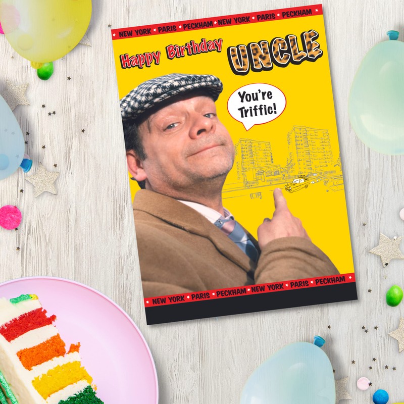 Only Fools and Horses Uncle Happy Birthday Card, Multi, OF015