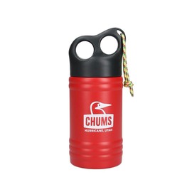 CHUMS CH62-2127 Camper Wave Bottle, 10.1 fl oz (300 ml), Stainless Steel Bottle, Water Bottle, Cup, Tumbler, Tableware, Kitchen Utensils, 10.8 fl oz (300 ml) (R121.6 x White, H17.7 x W 7.4 x D 7 cm)
