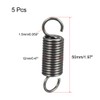 sourcing map Pack of 5 tension spring wire diameter 0.059