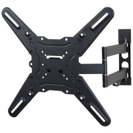 VideoSecu TV Wall Mount Bracket Full Motion Swing Out Tilt Swivel Articulating Arm for 24 26 27 28 29 32 37 39 40 42 43 46 47 48 50 52 55" LCD LED Plasma with VESA 400 300 200 100 Mount Patterns MZ4