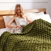 Whale Flotilla Double Size Blanket for Bed with Expanded 3D-Jacquard