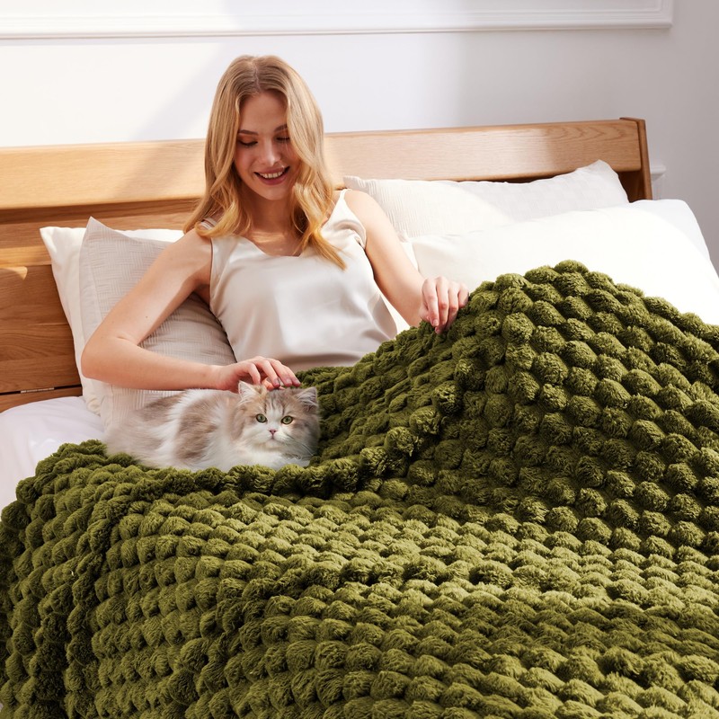 Whale Flotilla Double Size Blanket for Bed with Expanded 3D-Jacquard