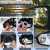 JONMON Suction Cup Blind Spot Mirrors, 2 Inch Small Round