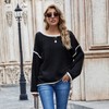 SALENT Women's Soft Oversized Sweaters Long Sleeve Crew Neck Chunky