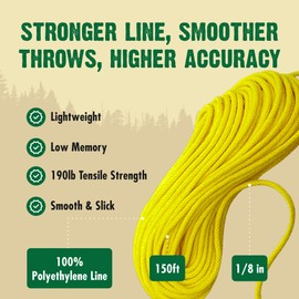 FORESTER Professional Arborist Throw Line Kit 15oz | Tree Felling Equipment with Arborist Throw Bag | Throw Rope, Throw Weight