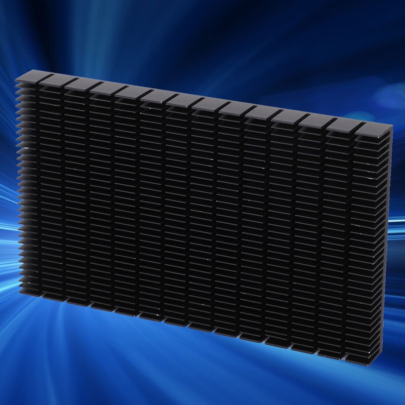 Heat Sink Aluminum Black Cooler Heat Board Radiator Heatsink Power