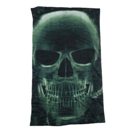 TigerTie Multifunctional Scarf in Various Colours without Seam – Scarf – Tube Scarf, Size 48 cm x 48 cm (Circumference), Green / Dark Green