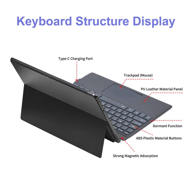 Keyboard Backlit/Non-Backlit Compact Layout Long Battery Life Ergonomic Design Lightweight