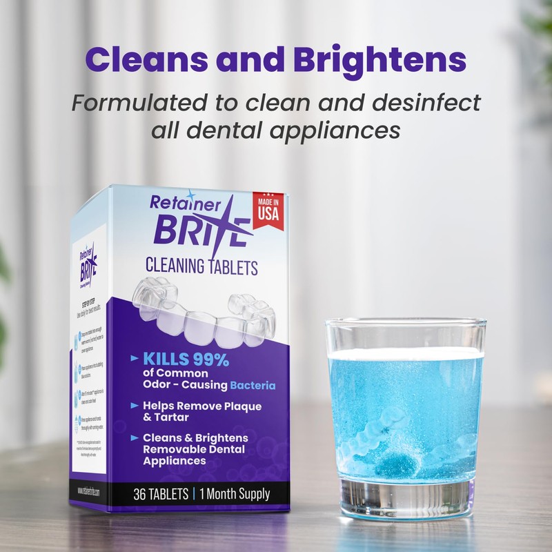 Retainer Brite 36 Tablets - Retainer Cleaner Tablets