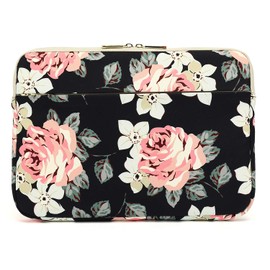 KAYOND 13 inch Laptop Sleeve, Compatible MacBook air 13.3, MacBook pro 13.3, MacBook pro 14 and 12.5-13.3 inch Notebook Computer, Water Repellent Laptop Bag,Shockproof case (13-13.3 inch, Black)