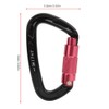 7075 Aviation Aluminum Master Lock Carabiner D Ring Safety Buckle