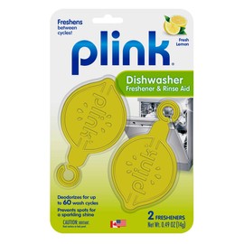 Plink PRA12T Dishwasher Freshener & Rinse Aid, 12 Fresheners