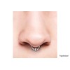 PIERCINGLINE Titanium Ball Closure Ring BCR Piercing for Lip Ear