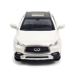 Paudi Model 1/64 Infiniti QX30 2017 Model Car, Mini Car, Collection, White, Finished Product