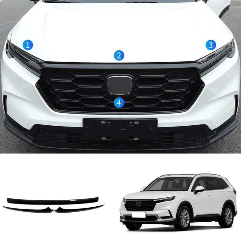 JIEOSDIN Car Accessories Exterior Front Bumper Engine Lid Grill Grille