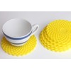 Yellow Drinks Coasters Set of 6 by Stone & Thyme
