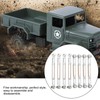 8Pcs Upgrade Metal Pull Rod Steering Pull Rod for WPL/MN/Feiyu