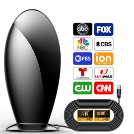 680 Miles Range TV Antenna Indoor,TV Antenna for Smart TV,Tv Antenna for Local Channels,Digital Antenna for Smart tv Indoor,Support 4K 1080P Ultra HD Channel with Amplifier and Strong Signal