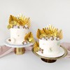 Pack of 29 Cake Toppers Gold, Roses, Magnolia, Grass, Barley,