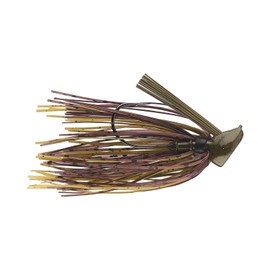 Lures Buckeye Flat Top Finesse Jig with Premium Skirting & Rubber Skirt Collar Durable Versatile Fishing Bait Green Pumpkin, 1/2 oz