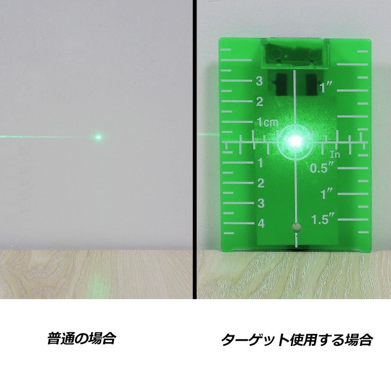 Huepar Green Laser for Brightness, Simple Light Receiver Plate, Target
