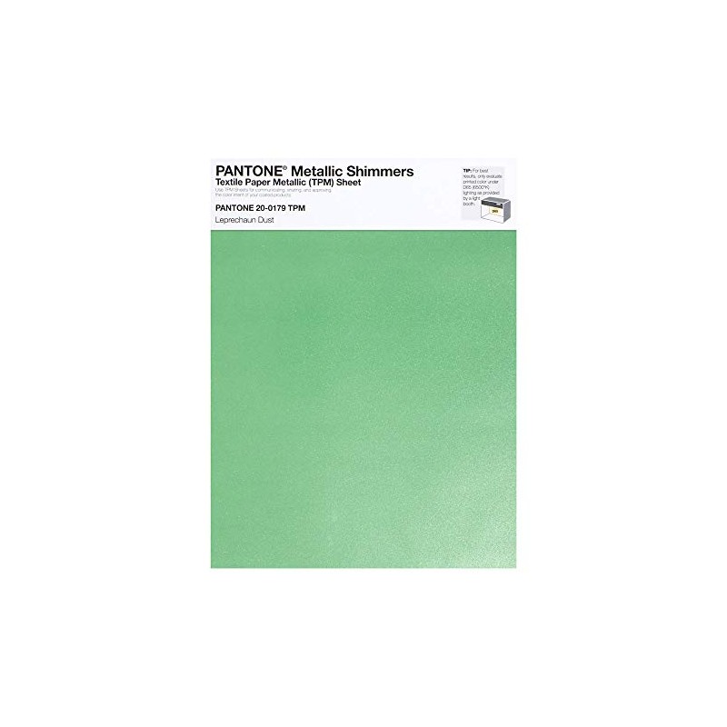 Pantoen Metallic Shimmer TPM, 8.5x11 Inch Sheet, 20-0179 Leprchn Dust