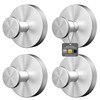 Ninth Five Suction Cup Hooks for Shower, Bathroom Wall Door