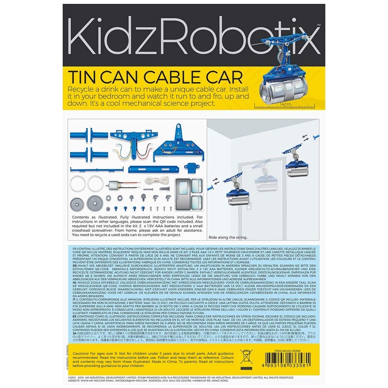 4M Tin Can Cable Car