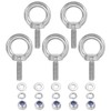 PATIKIL M8 x 25mm Lifting Shoulder Eye Bolts Set of