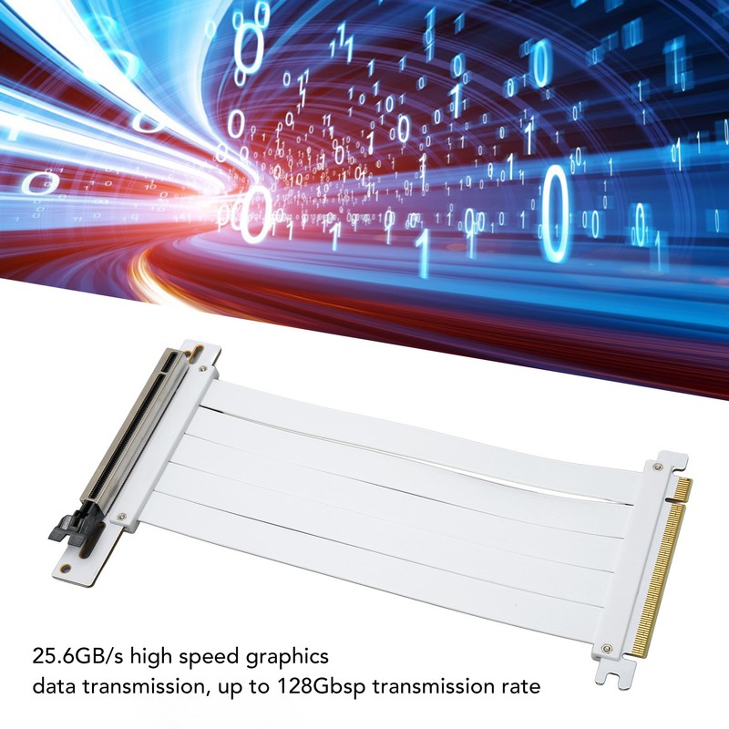PCIE 4.0 X16 Extender 128GB/bsp Right Angle EMI Shielding Plug