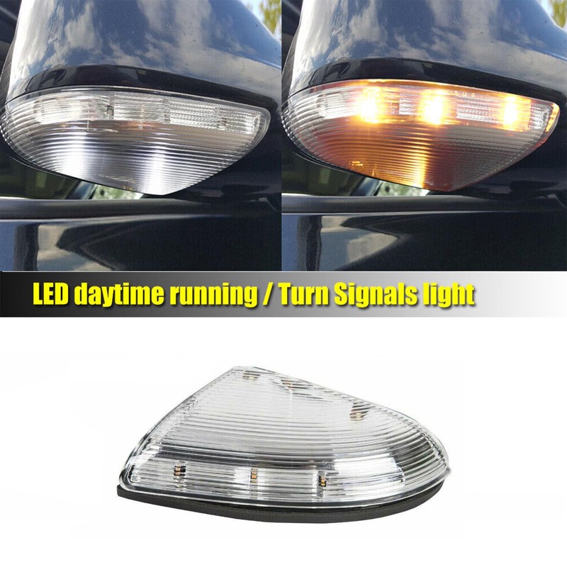 Front Mirror Turn Signal Puddle Light Compatible with Dodge Ram