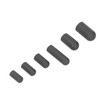 Vacuum Hat Plug Assortment Kit Box Black 80 Pieces for