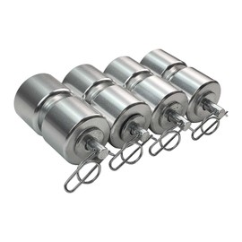 Aluminum Alloy Rollers Pins Washers Rings Replacement for GL1 GMNR925 Compatible with Gorilla Trailer Tailgate Lift Assist Rollers Kit Easy Lift Gate etc Lift Assist 4 Pack
