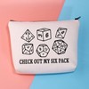 BDPWSS Gamer Makeup Bag (Check six dice)